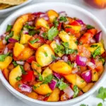 Grilled Peach Salsa