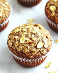 Healthy Banana Bread Granola Muffins