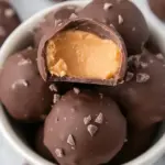 Healthy Chocolate Peanut Butter Balls