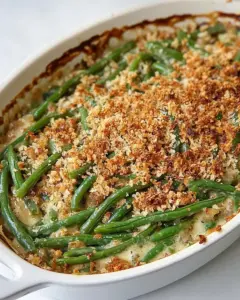 Healthy Green Bean Casserole