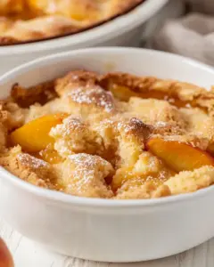 Homemade Peach Cobbler