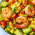 Honey Lemon Shrimp Corn Salad