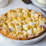 Irish Apple Cake with Vanilla Custard