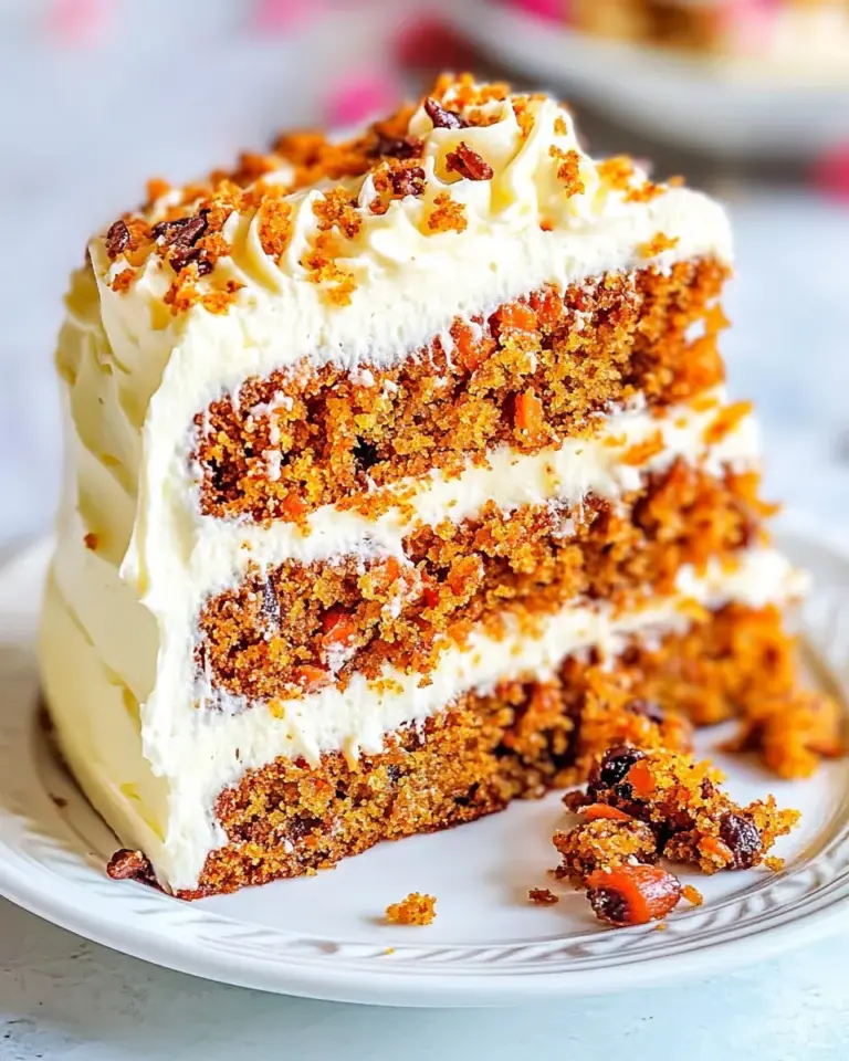 Layered Carrot Cake