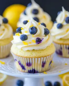 Lemon Blueberry Cupcakes