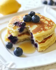 Lemon Blueberry Pancakes