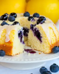 Lemon Blueberry Pound Cake