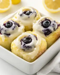 Lemon Blueberry Rolls