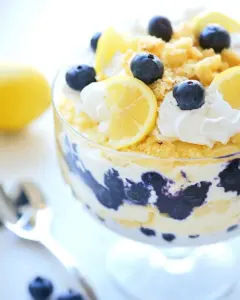 Lemon Blueberry Trifle