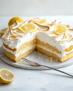 Lemon Meringue Butter Cake