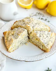 Lemon Poppy Seed Scones