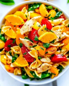 Mandarin Orange Chicken Pasta Salad