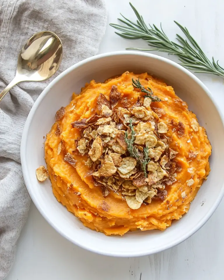 Maple Mashed Sweet Potatoes