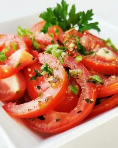 Marinated Tomato Salad