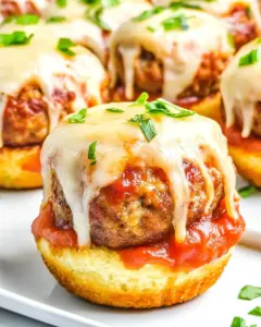 Meatball Sub Cupcakes