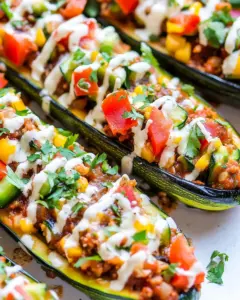 Mexican Zucchini Boats