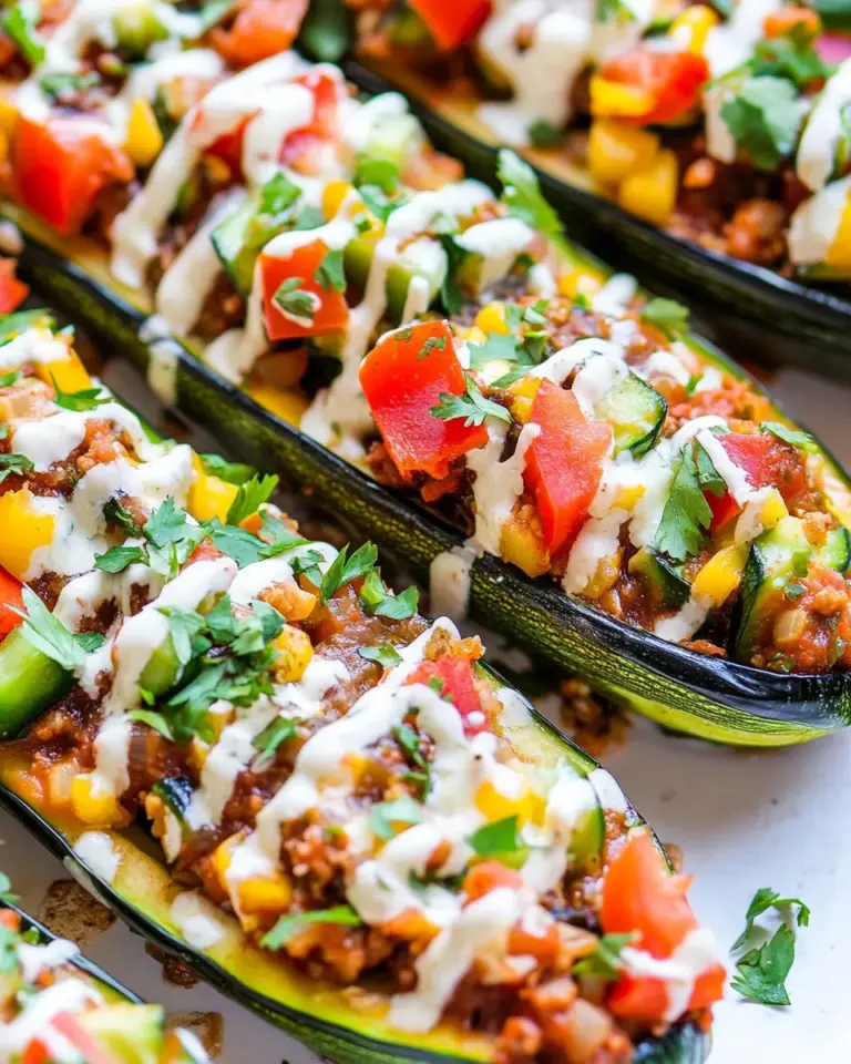 Mexican Zucchini Boats