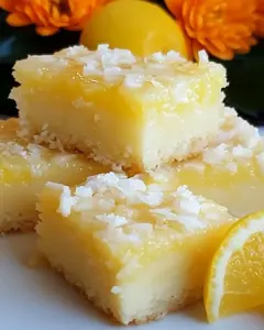 Meyer Lemon Cake Bars