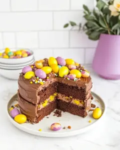Mini Egg Cake Chocolate Easter Cake