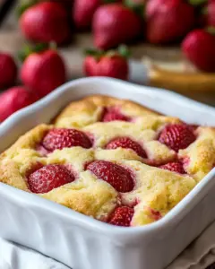Mini Strawberry Breakfast Cake