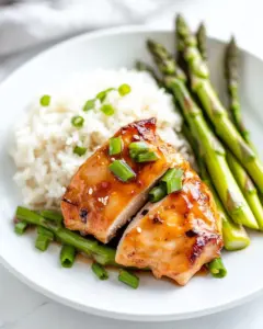 Miso Honey Chicken Asparagus