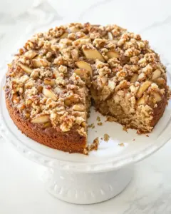 Mulled Apple Coffee Cake