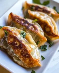 Mushroom Tofu Potstickers