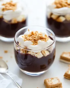 No Bake S'mores Trifles
