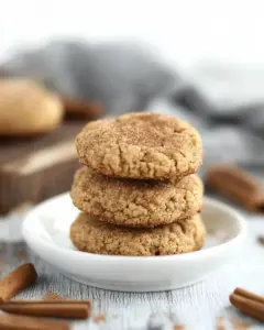 No Bake Snickerdoodle Cookies