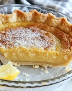 Old Fashioned Lemon Chess Pie