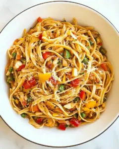 One Pan Veggie Pasta