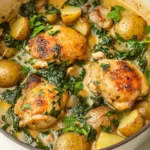 One Pot Creamy Chicken and Potatoes