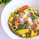 Pappardelle with Seasonal Vegetables