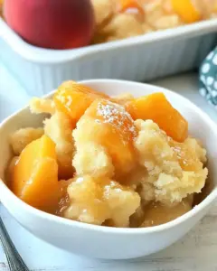 Peach Cobbler Dump Cake