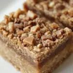 Peanut Butter Toffee Topped Blondies