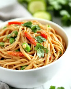 Peanut Ginger Noodles