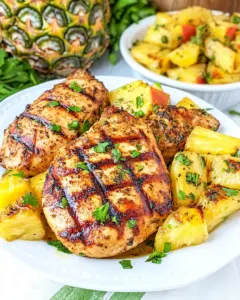 Pineapple Grilled Chicken