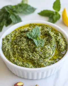 Pistachio Mint Pesto