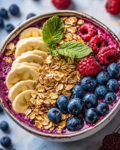 Power Packed Berry Yogurt Bowl