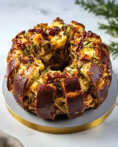 Pull Apart Savory Stuffing Bundt