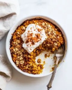 Pumpkin Baked Oatmeal