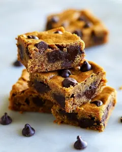 Pumpkin Chocolate Chip Bars