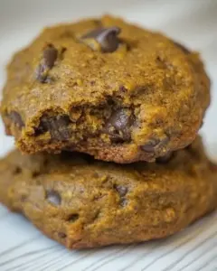 Pumpkin Chocolate Chip Cookies