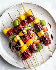Rainbow Fruit Skewers