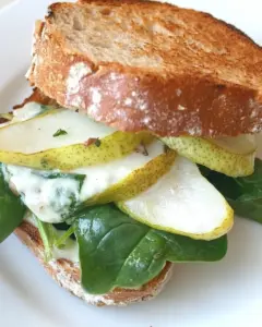 Roasted Pear Sandwich