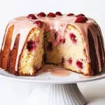 Roasted Strawberry Pound Cake