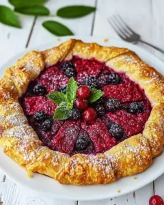 Rustic Mixed Berry Galette