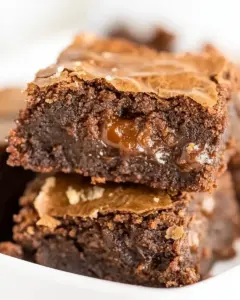Salted Rolo Brownies
