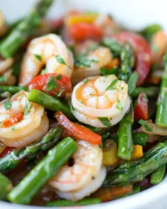 Shrimp Asparagus Stir Fry