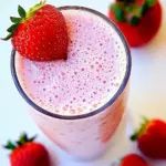 Skinny Mini Strawberry Milkshakes